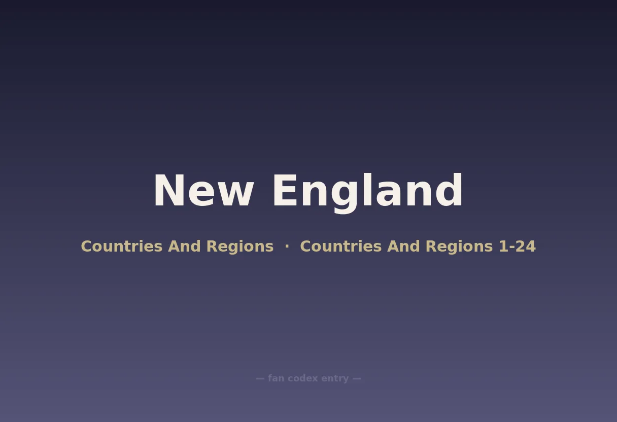 New England